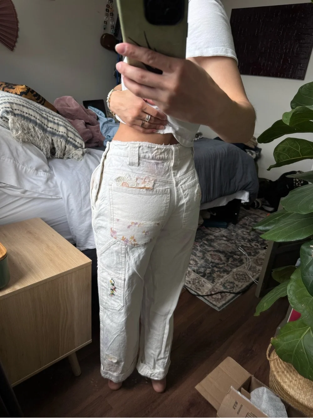 Free People patchwork jeans! - Picture 5 of 9